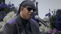 Stevie Wonder performs a Nipsey favorite, "Rocket Love."