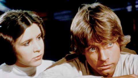 Carrie Fisher and Mark Hamill in