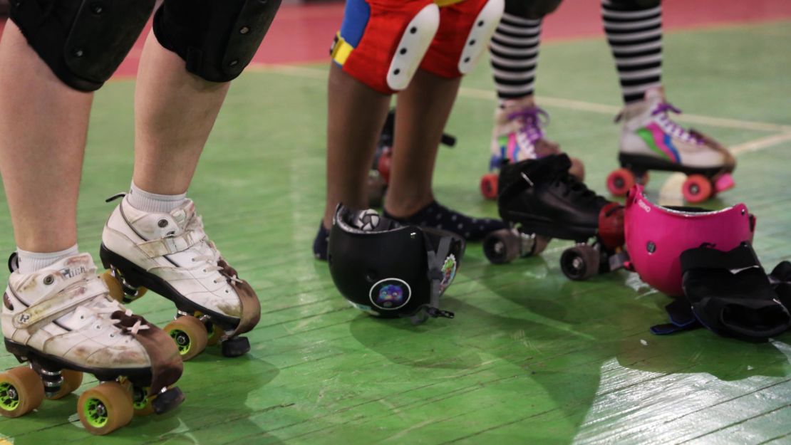 Until recently, the Rollerciraptors -- Moscow's only roller derby team -- didn't have a place to train. 