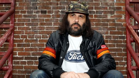 Erik Brunetti, Los Angeles artist and streetwear designer of the clothing brand FUCT, sits for a portrait in Los Angeles, California, U.S., April 7, 2019. The Supreme Court will hear the U.S. Patent and Trademark Office's appeal of a lower court decision that the agency should have allowed Brunetti to trademark the "FUCT" brand name. Picture taken April 7, 2019. REUTERS/Patrick T. Fallon