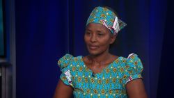 Denise Uwimana speaks to Christiane Amanpour