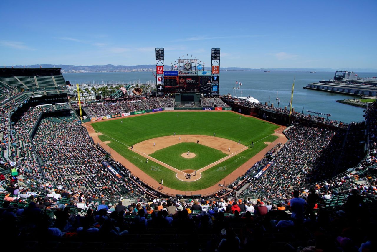 <strong>September in San Francisco: </strong>Baseball anyone? Oracle Park is home to the San Francisco Giants and situated right along the bay.
