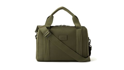 <strong>Dagne Dover Weston Laptop Bag ($135; </strong><a href="http://redirect.viglink.com?type=bk&opt=false&u=https%3A%2F%2Fwww.dagnedover.com%2Fcollections%2Fweston-laptop-bag%23DarkMoss-Medium&key=ed7eb6546c416eb284920d7a87c6d8c4" target="_blank" target="_blank"><strong>dagnedover.com</strong></a><strong>)</strong><br /><br />Another good find from Dagne Dover is this neoprene laptop bag that protects your laptop from its worst enemy: water. Again winning at organization, this bag has a laptop sleeve, interior mesh and zipper pockets, an exterior pocket for your phone or ID, and the signature Dagne Dover detachable key leash. <br />