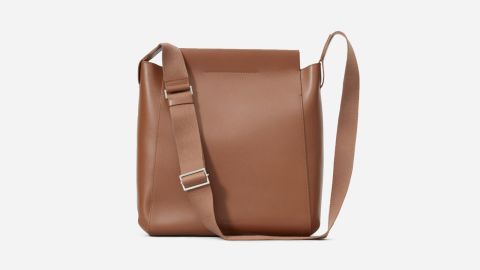 <strong>Everlane The Form Bag ($235; </strong><a href="http://redirect.viglink.com?type=bk&opt=false&u=https%3A%2F%2Fwww.everlane.com%2Fproducts%2Fwomens-form-bag-cognac%3Fcollection%3Dwomens-leather-bags&key=ed7eb6546c416eb284920d7a87c6d8c4" target="_blank" target="_blank"><strong>everlane.com</strong></a><strong>)</strong><br /><br />A casual and comfortable option, the Everlane Form Bag switches easily from work to weekend. It's made of Italian leather with a thick adjustable strap, a magnetic closure and an interior pocket. It's roomy enough for a 13-inch laptop.