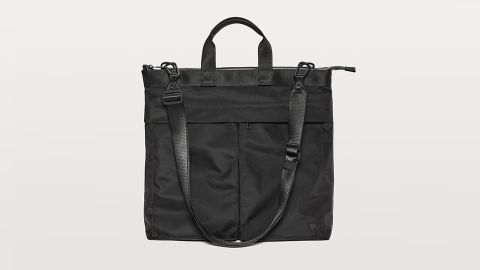 <strong>Lululemon Commission Bag ($128; </strong><a href="http://redirect.viglink.com?type=bk&opt=false&u=https%3A%2F%2Fshop.lululemon.com%2Fp%2Fmen-bags%2FCommission-Bag-20L%2F_%2Fprod9330113%3Fcolor%3D0001&key=ed7eb6546c416eb284920d7a87c6d8c4" target="_blank" target="_blank"><strong>lululemon.com</strong></a><strong>)</strong><br /><br />This functional bag from Lululemon is the perfect option for those always on the go. It's easy to carry by the handles or wear as a crossbody with its detachable strap. It's also got an interior pocket to keep your sweaty gear separate if you're squeezing in a workout during the workday.<br />