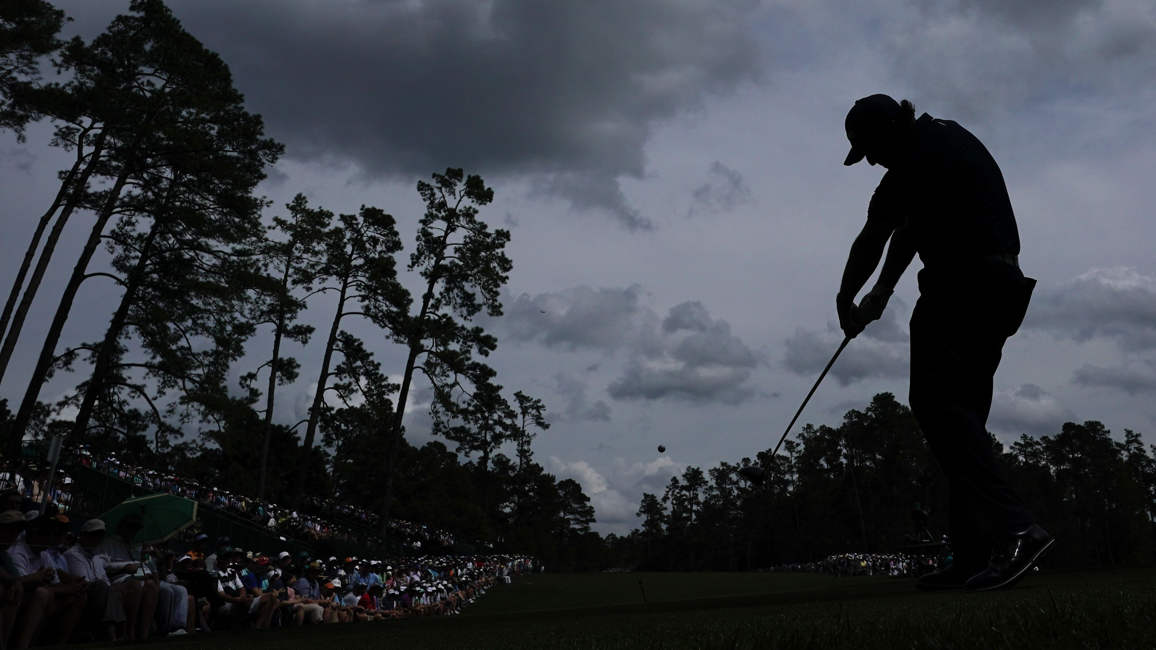 Left-hander Mickelson could become the oldest Masters champion -- he is only three shots off the lead. 