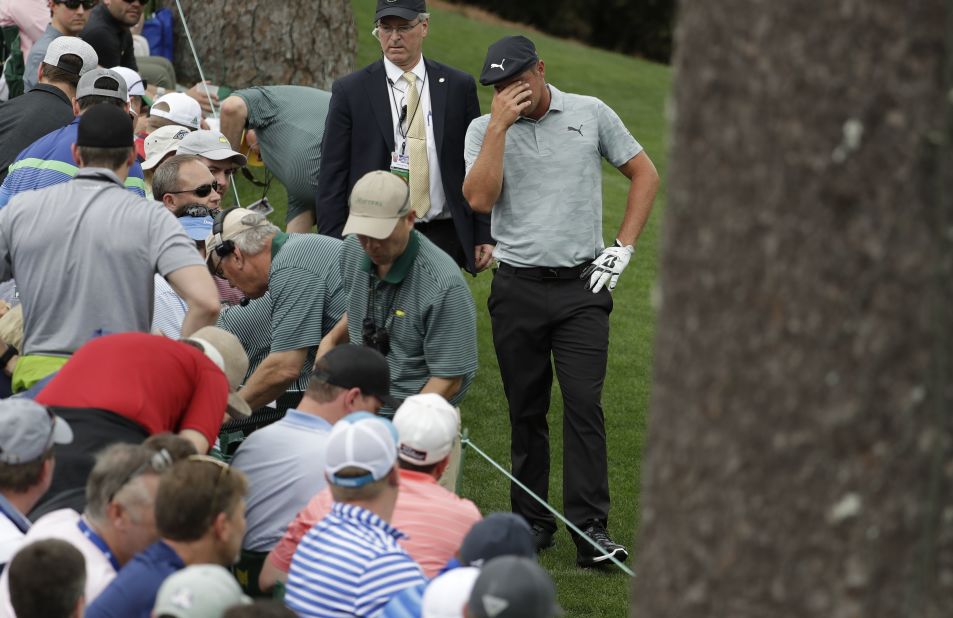 The other first round co-leader Bryson DeChambeau went backwards Friday.