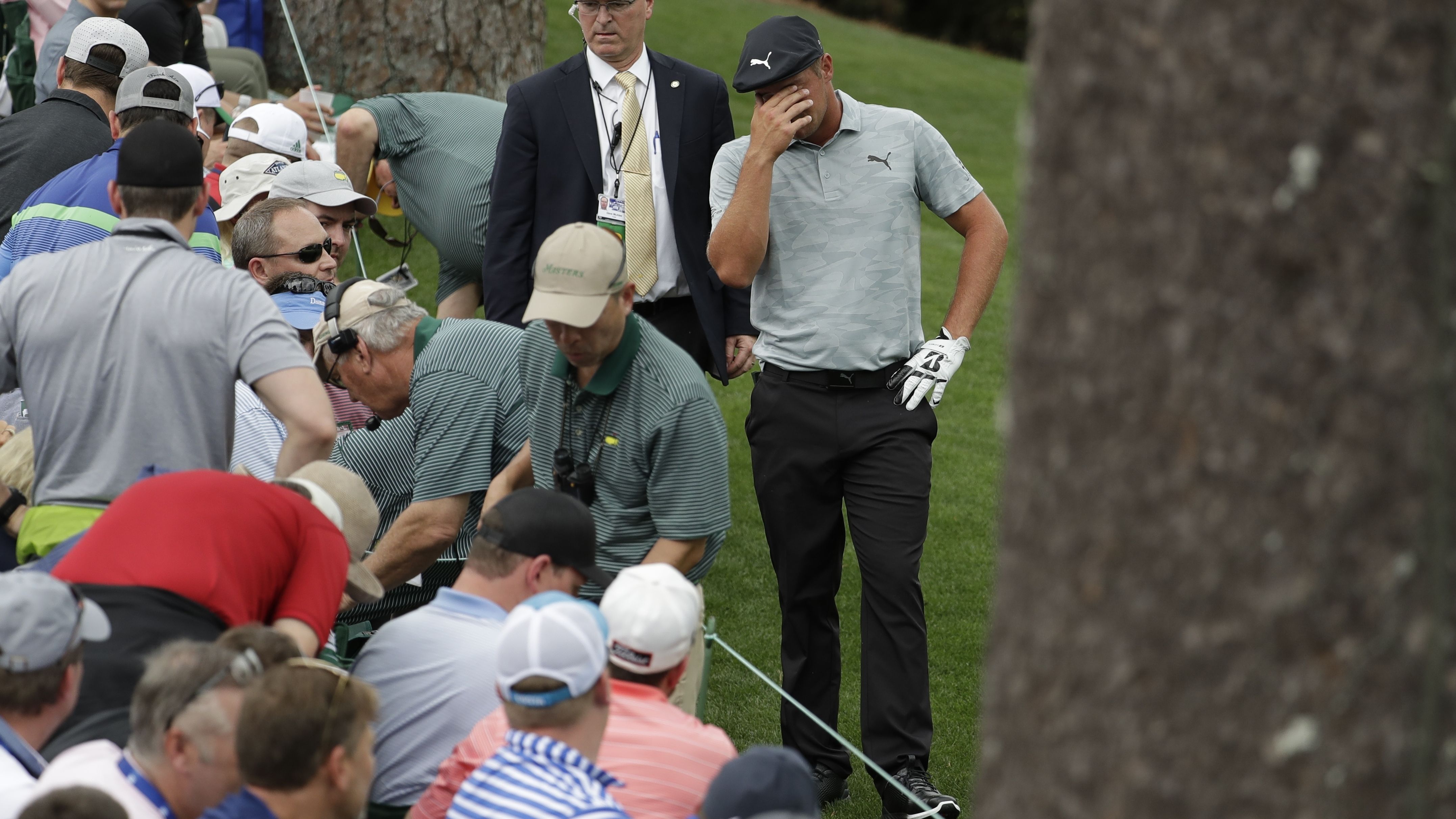 The other first round co-leader Bryson DeChambeau went backwards Friday.