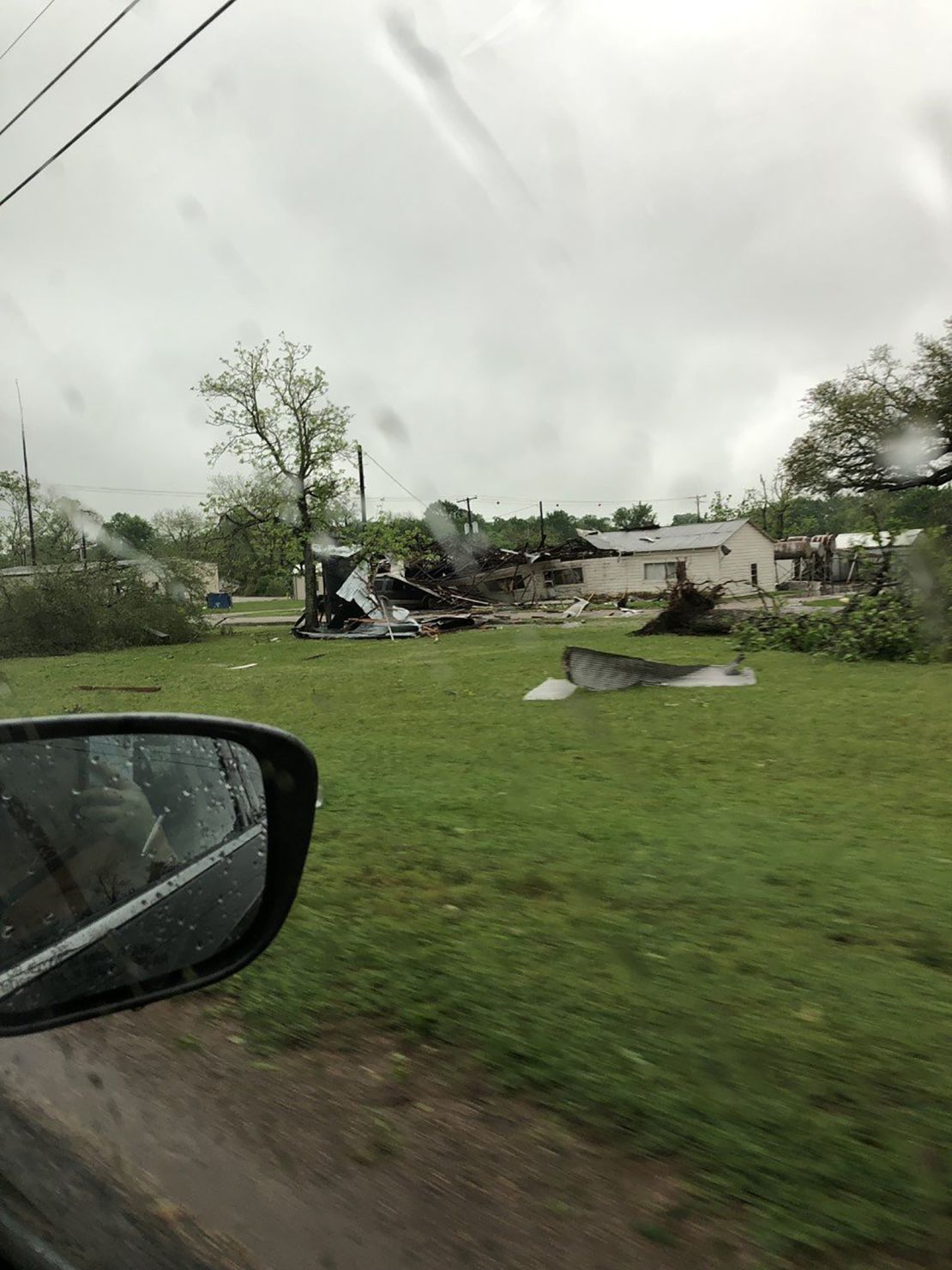 Severe weather, including a possible tornado, pummeled the Texas city of Alto on Saturday. 