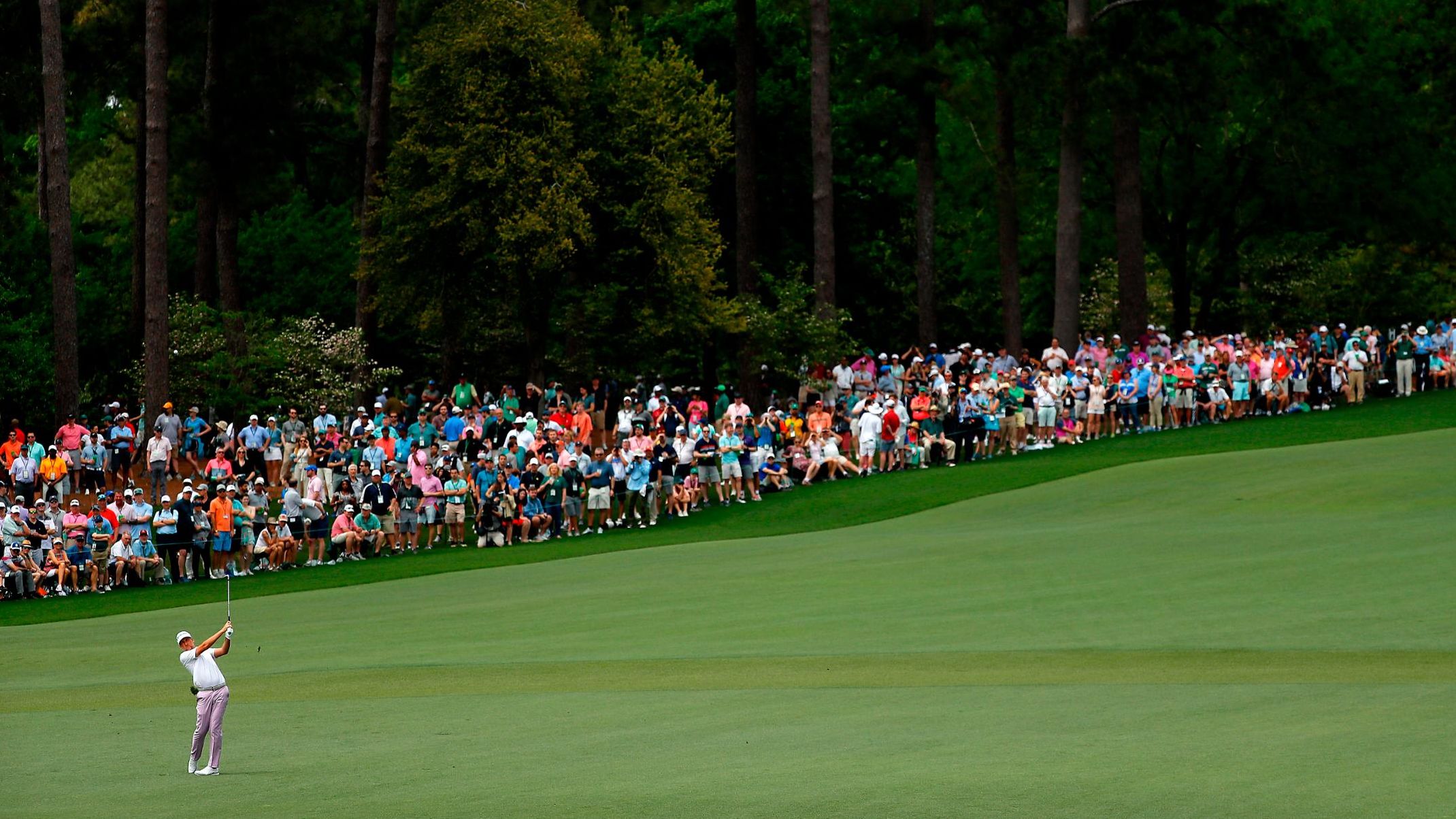 England's Ian Poulter played alongside Woods and said afterwards it had been "fun."