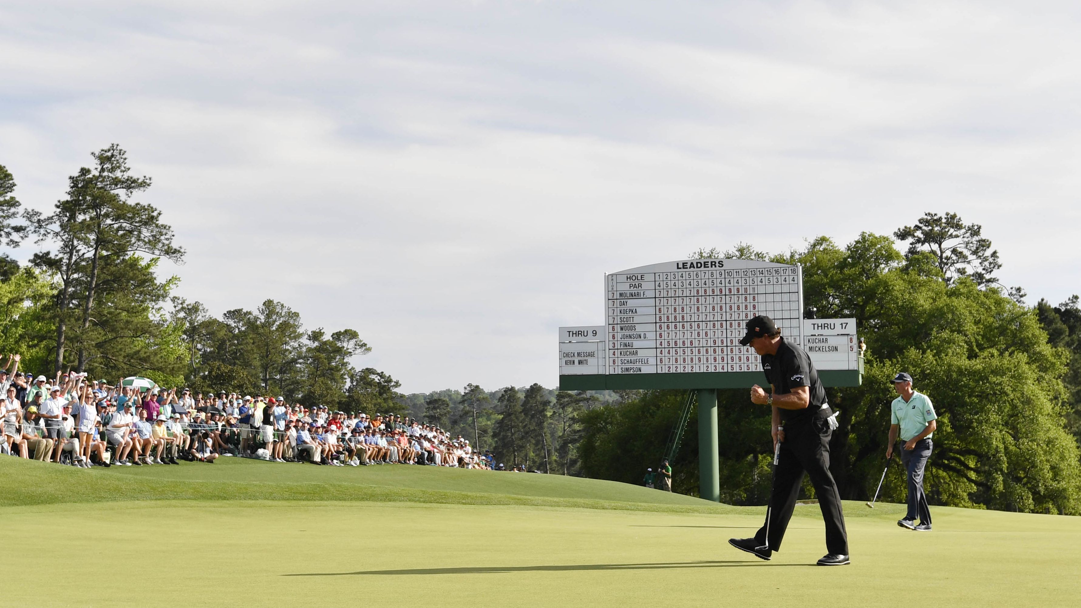 Phil Mickelson is bidding for a fourth Green Jacket and sixth major title at the age of 48.
