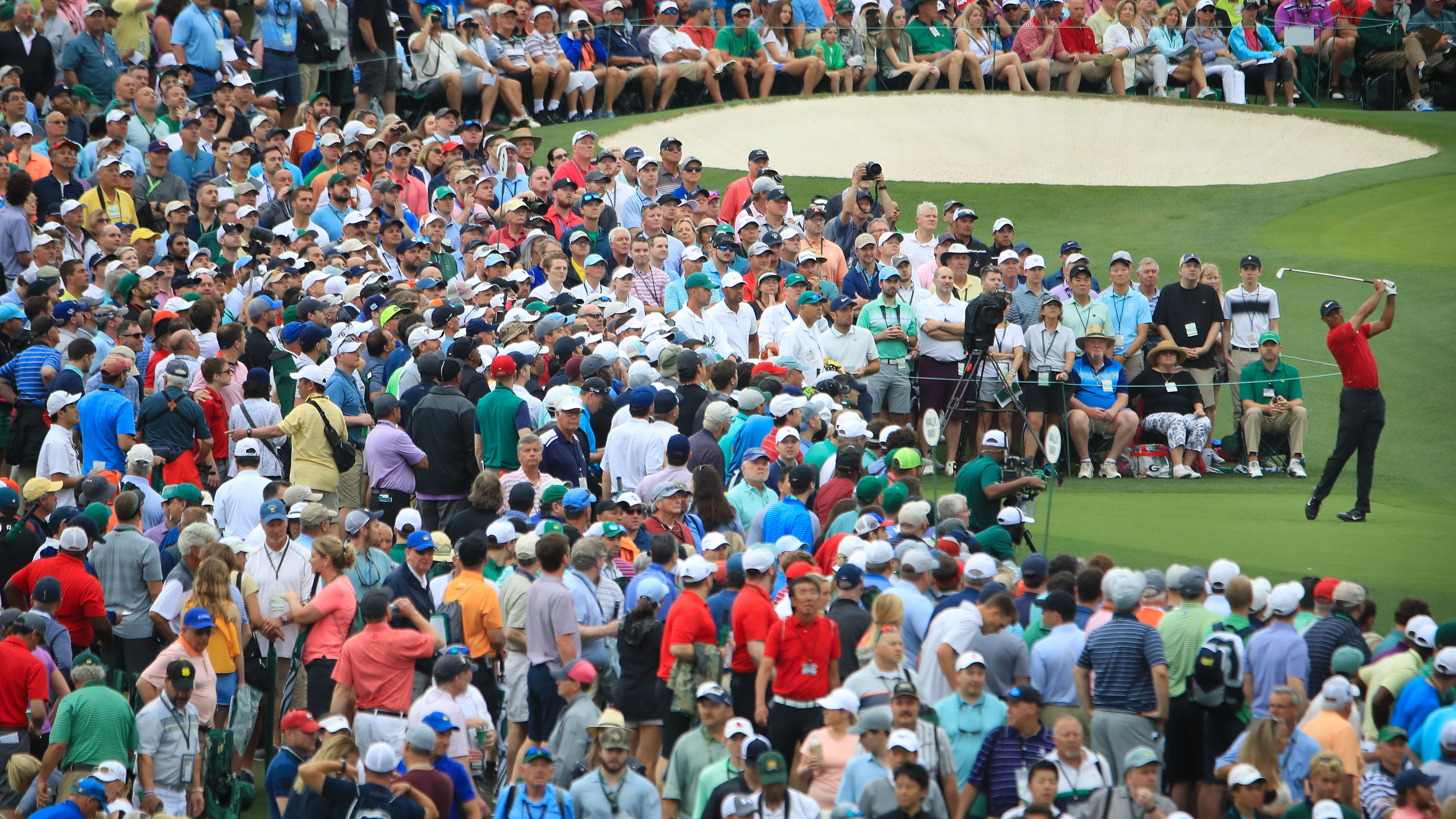 Woods was bidding for a fifth Green Jacket, 14 years after his last.