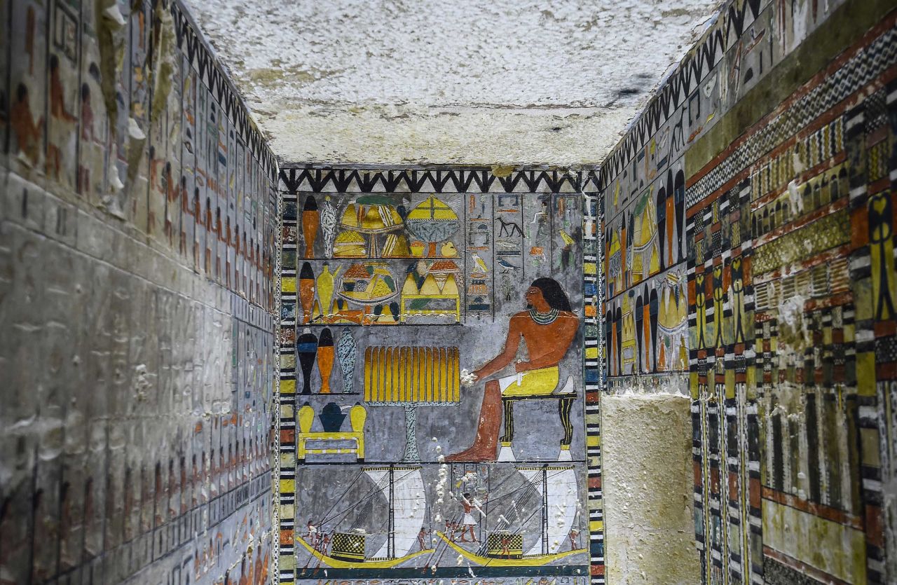 The tomb stands out for its distinctive design, which raises questions about Khawy's relationship with pharaoh Djedkare Isesi.
