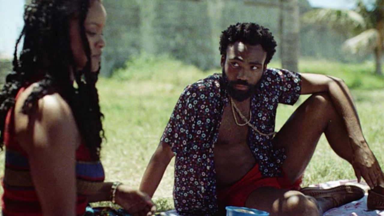 Rihanna and Donald Glover star in the short film "Guava Island." 