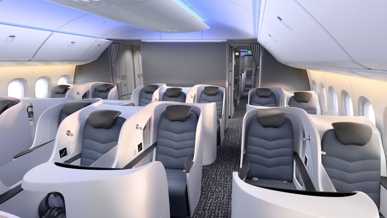 <strong>Boeing 777X preview:</strong> Boeing gave attendees at the Aircraft Interiors Expo 2019 (AIX) in Hamburg, Germany a preview of the cabin of its new 777X. These renderings illustrate what the cabin will eventually look like. 