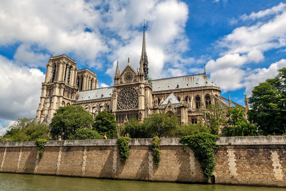 <strong>Notre Dame:</strong> Notre Dame -- meaning "Our Lady" in French -- is a Catholic cathedral in the heart of Paris and one of the world's most celebrated buildings. 