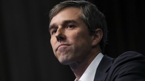 Former U.S. Representative and Democratic presidential candidate Beto O'Rourke speaks at the National Action Network's annual convention, April 3, 2019 in New York City.  