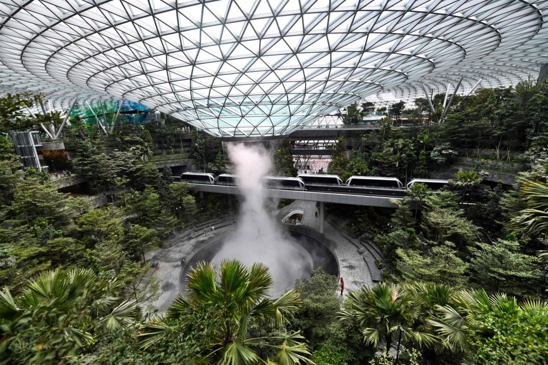 Changi International Airport in Singapore helps pass any extra time before boarding easily.