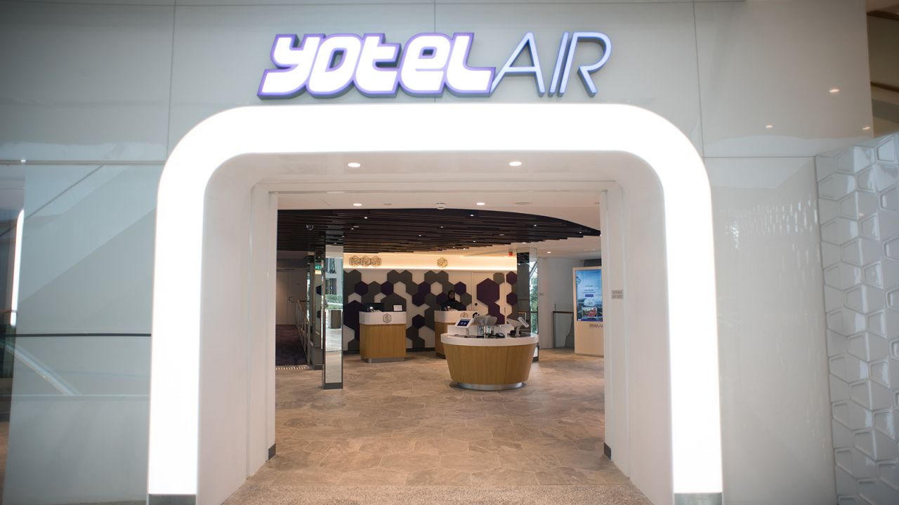 <strong>YotelAir:</strong> Jewel Changi Airport also contains Asia's first YotelAir hotel. With 130 rooms that can be booked for a minimum of four hours, it offers flexible accommodation options.