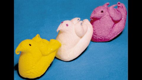 In 1953, Just Born acquired Rodda Candy Co., which originally made the candy we know as Peeps -- but with wings.