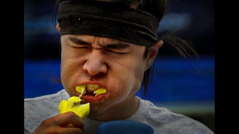 In 2017, <a href="https://www.majorleagueeating.com/contests.php?action=detail&eventID=732" target="_blank" target="_blank">Matt Stonie</a> won the second annual World Peeps Eating Championship with 255 Peeps in five minutes.