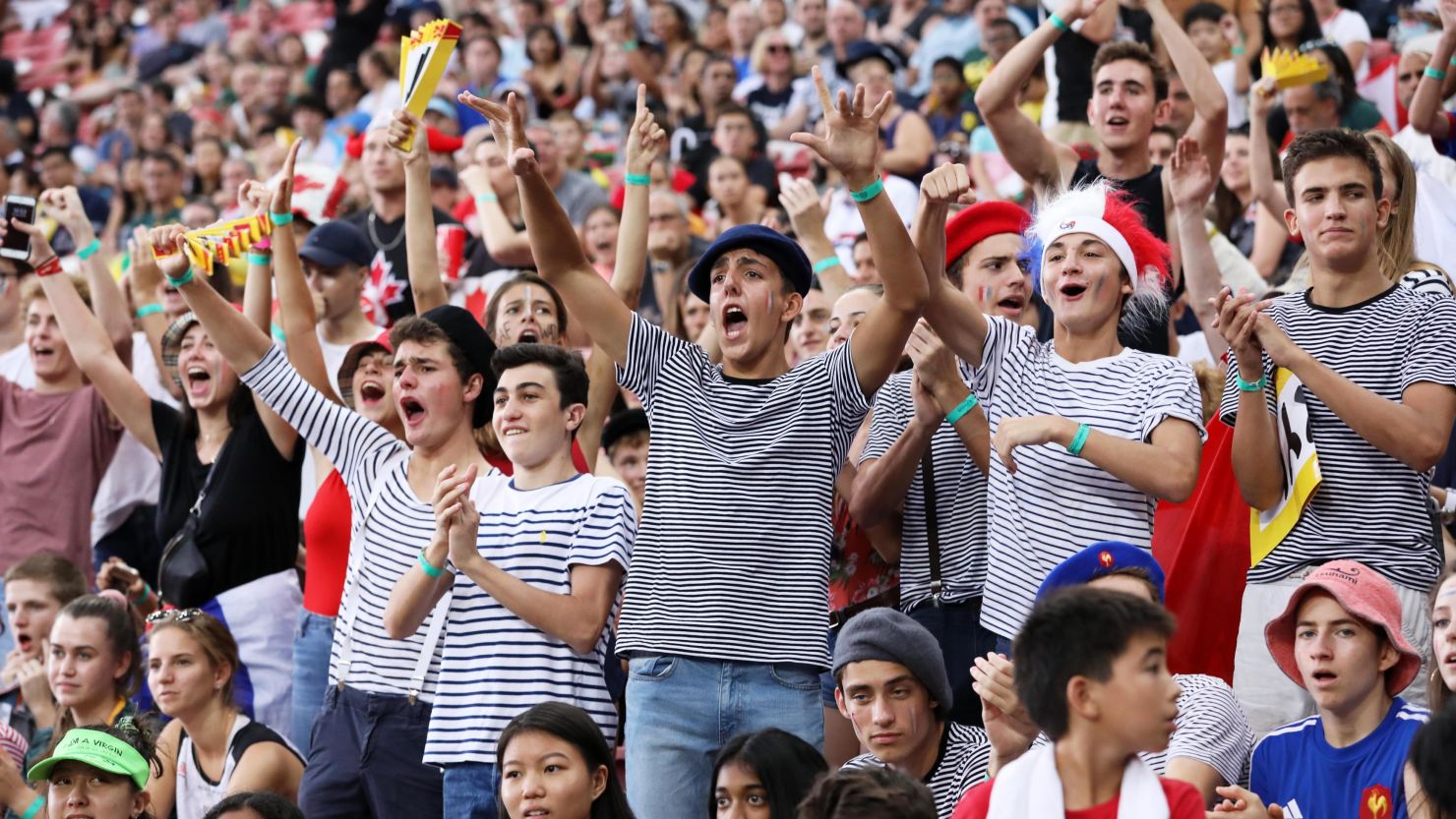 Fans soak up the atmosphere at this year's Singapore Sevens