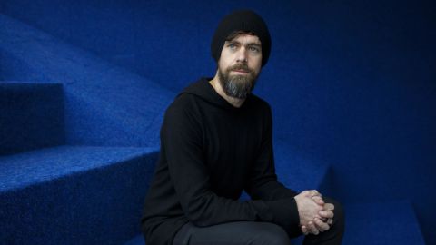 Twitter CEO Jack Dorsey often wears a black beanie.