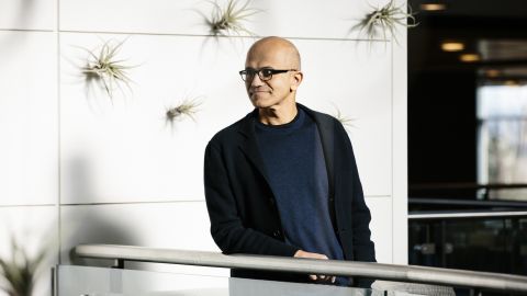 Microsoft CEO Satya Nadella always sports a pair of sharp-looking eyeglasses.