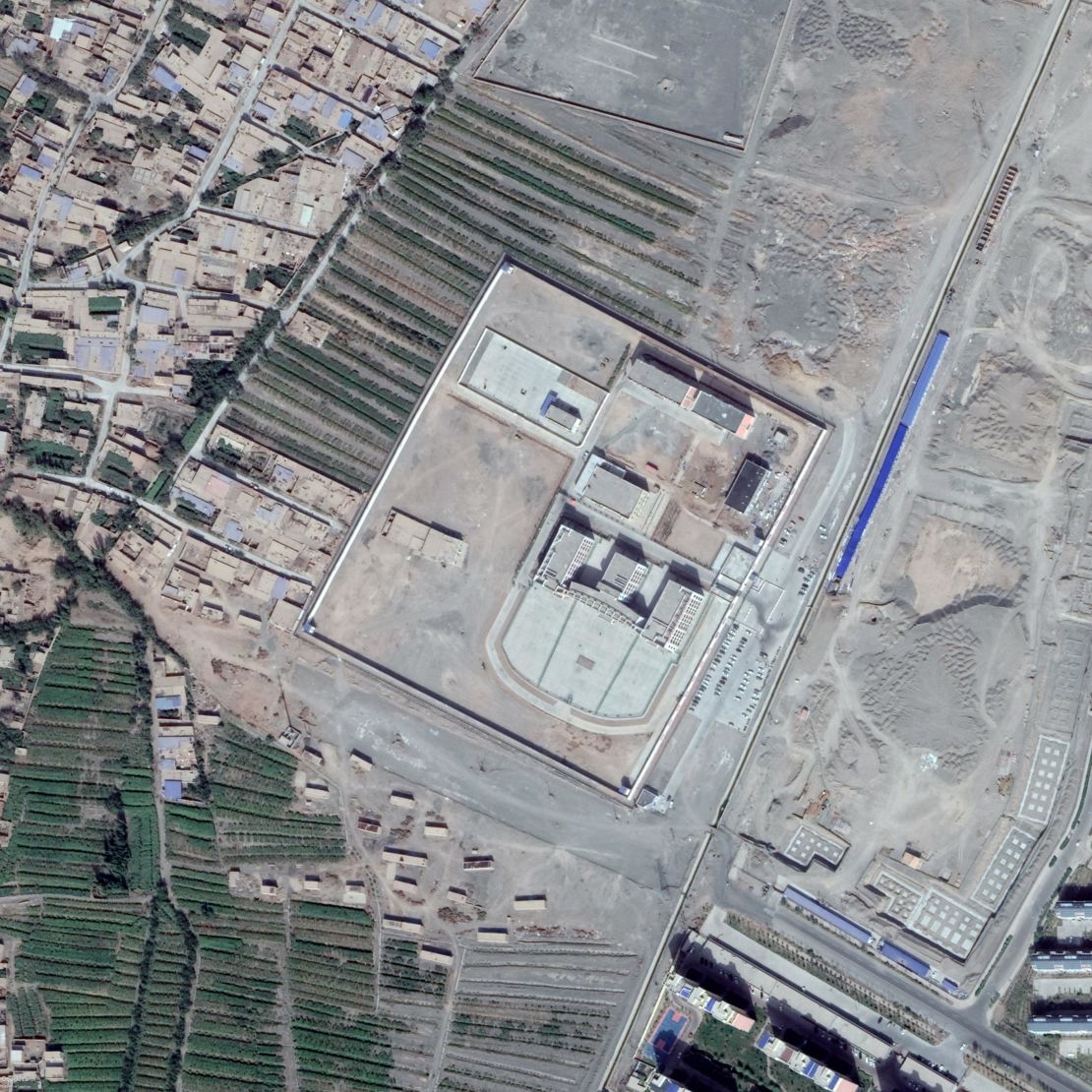 Another alleged detention center outside the town of Turpan, which CNN also found to be inaccessible.