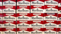 NILES, IL - JUNE 13:  Cartons of Marlboro brand cigarettes are seen inside a Cigarettes Cheaper store June 13, 2003 in Niles, Illinois. The U.S. Surgeon General told Congress that all tobacco products be banned but that decision will be up to the lawmakers.  (Photo by Tim Boyle/Getty Images)