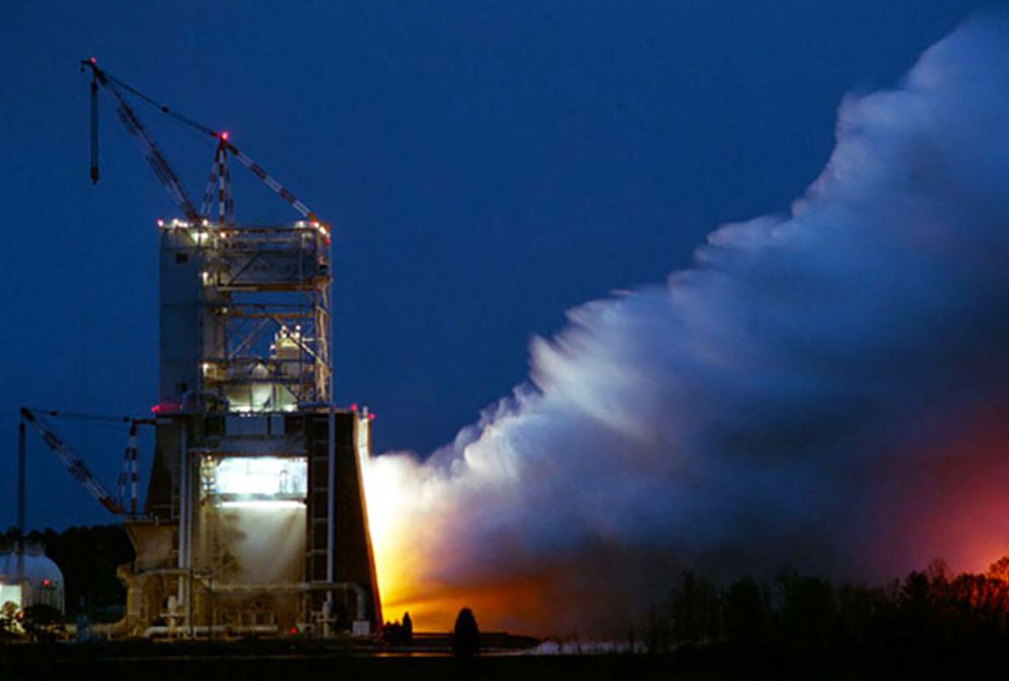 Test Stand 4670 at NASA's Marshall Space Flight Center has hosted engine tests for a range of launch vehicles.