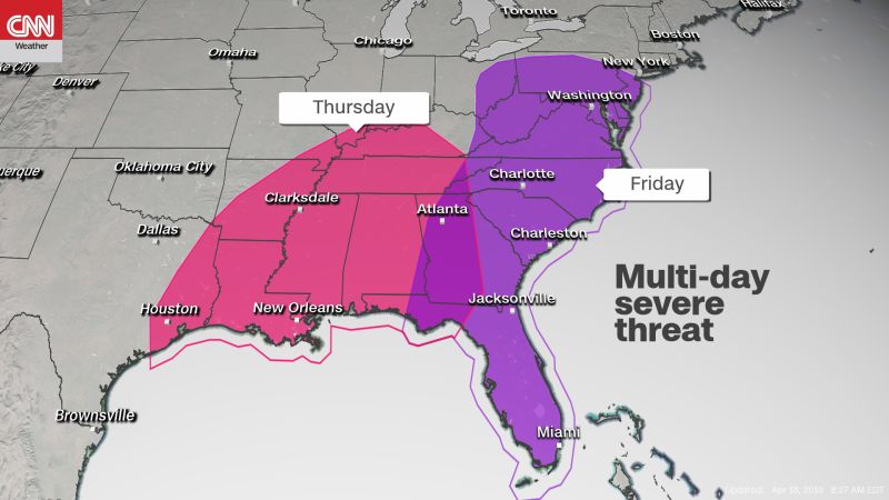 100 Million People Face Severe Weather While States Pummeled By ...