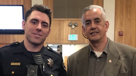San Francisco Police Officer Rob Gilson helped Thomas Wolf turn his life around.