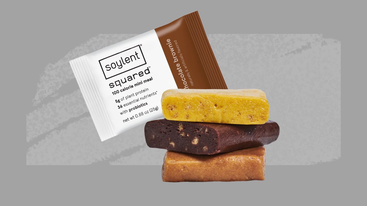 Soylent considers its new 100-calorie bars "mini meals."  