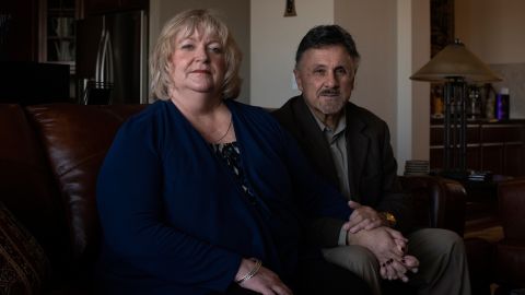 Diane and Frank DeAngelis were high school sweethearts who lost touch, then married in 2013.