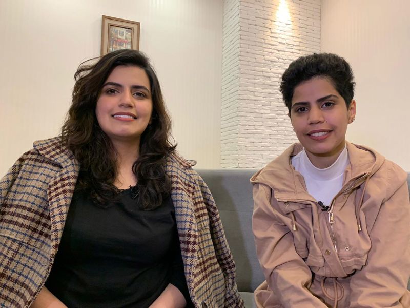 Saudi sisters seeking asylum in image