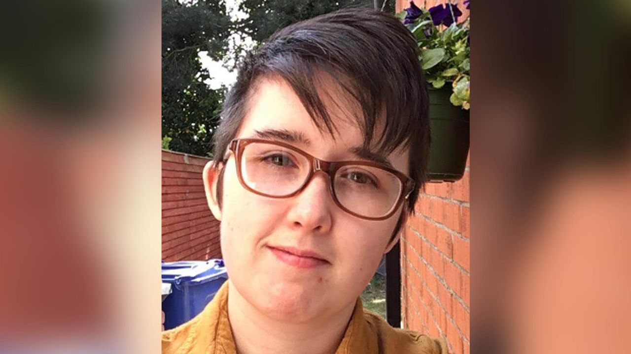 A profile picture of Lyra McKee, the 29-year-old journalist who was killed in Northern Ireland in 2019.