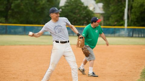 Inslee fields a ground ball while practicing for the annual Congressional Baseball Game in 2011. He served in the House from 1993-1995 and 1999-2012.