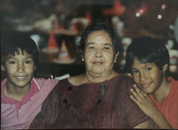 Castro and his brother pose with their grandmother, Victoria Castro, <a href="index.php?page=&url=https%3A%2F%2Ftwitter.com%2FJulianCastro%2Fstatus%2F934163894490234880" target="_blank" target="_blank">on the day they turned 12.</a> She crossed into the United States at Eagle Pass, Texas, in 1922.
