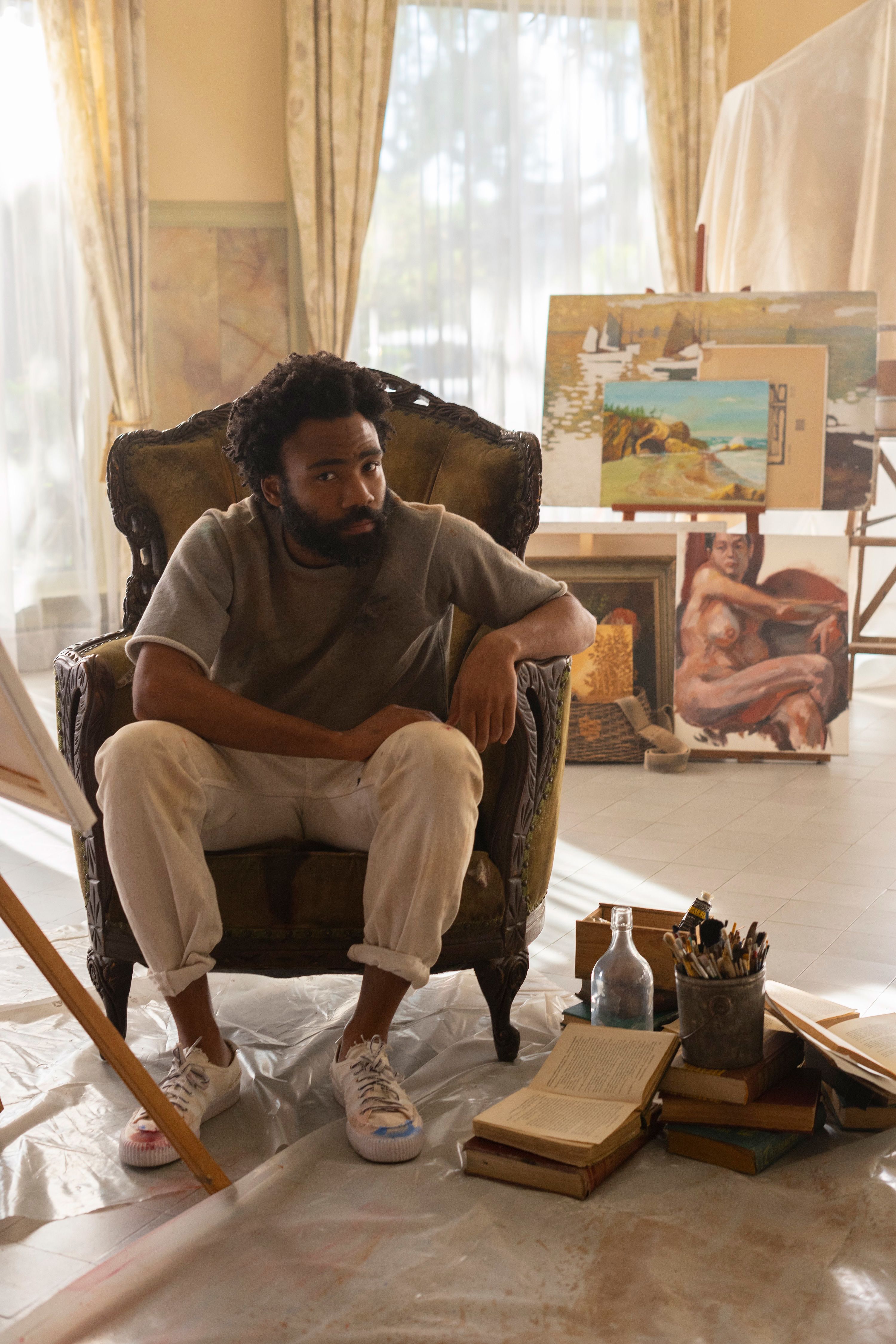 Donald Glover launches new Adidas line in honor of the worn and dirty |