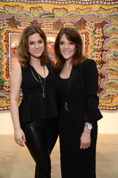 Williamson and her daughter, India, in 2014.