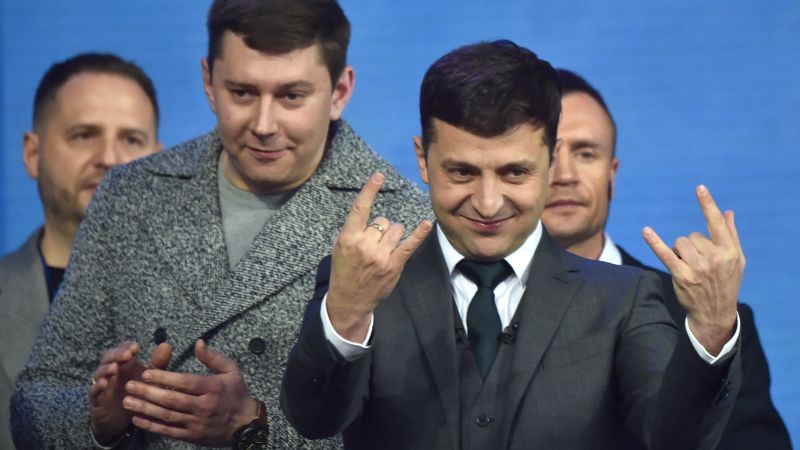 Volodymyr Zelensky played Ukraine's president on TV. Now it's a reality | CNN