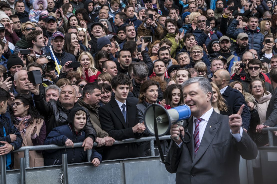Polls suggest Zelensky is the favorite to beat incumbent president Petro Poroshenko in Sunday's vote.