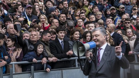 Polls suggest Zelensky is the favorite to beat incumbent president Petro Poroshenko in Sunday's vote.