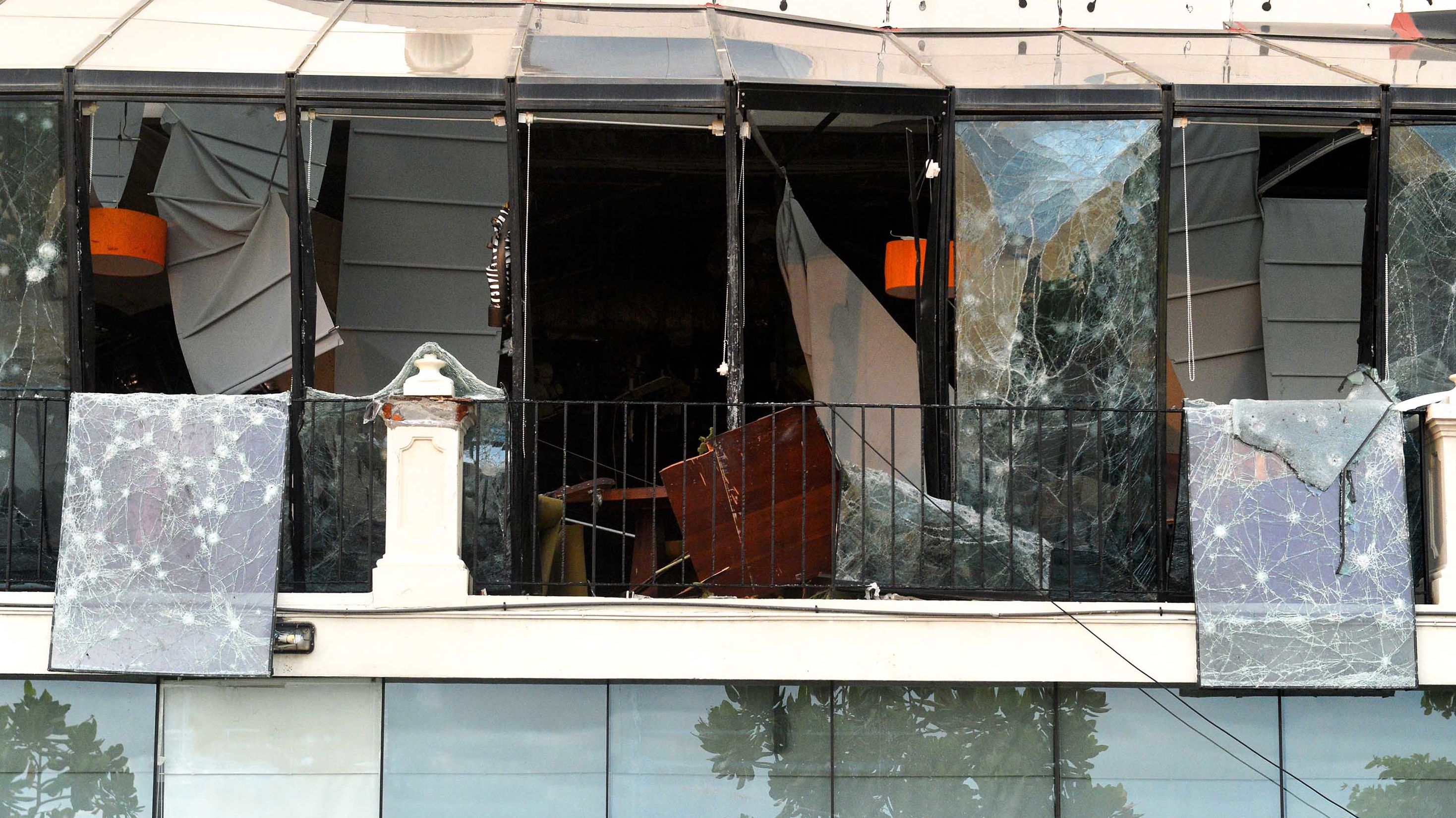 Colombo's Kingsbury Hotel was targeted by a blast.