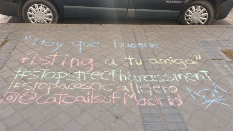 Translation: "We should fist your friend."