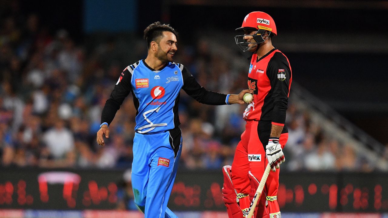 The sight of Rashid (left) and Nabi (right) dominating games in the Big Bash is an image that -- until recently -- was, quite simply, unimaginable.