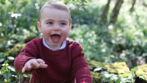 Catherine, Duchess of Cambridge, took this photo of Prince Louis on the grounds of Anmer Hall, the family's home in Norfolk, England.