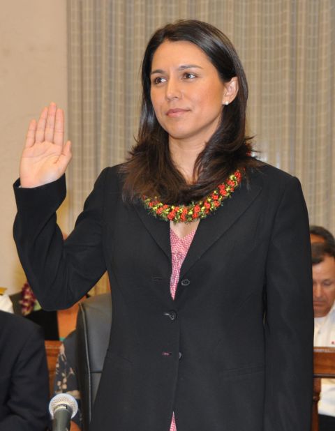 Gabbard was elected to the Honolulu City Council in 2010. 