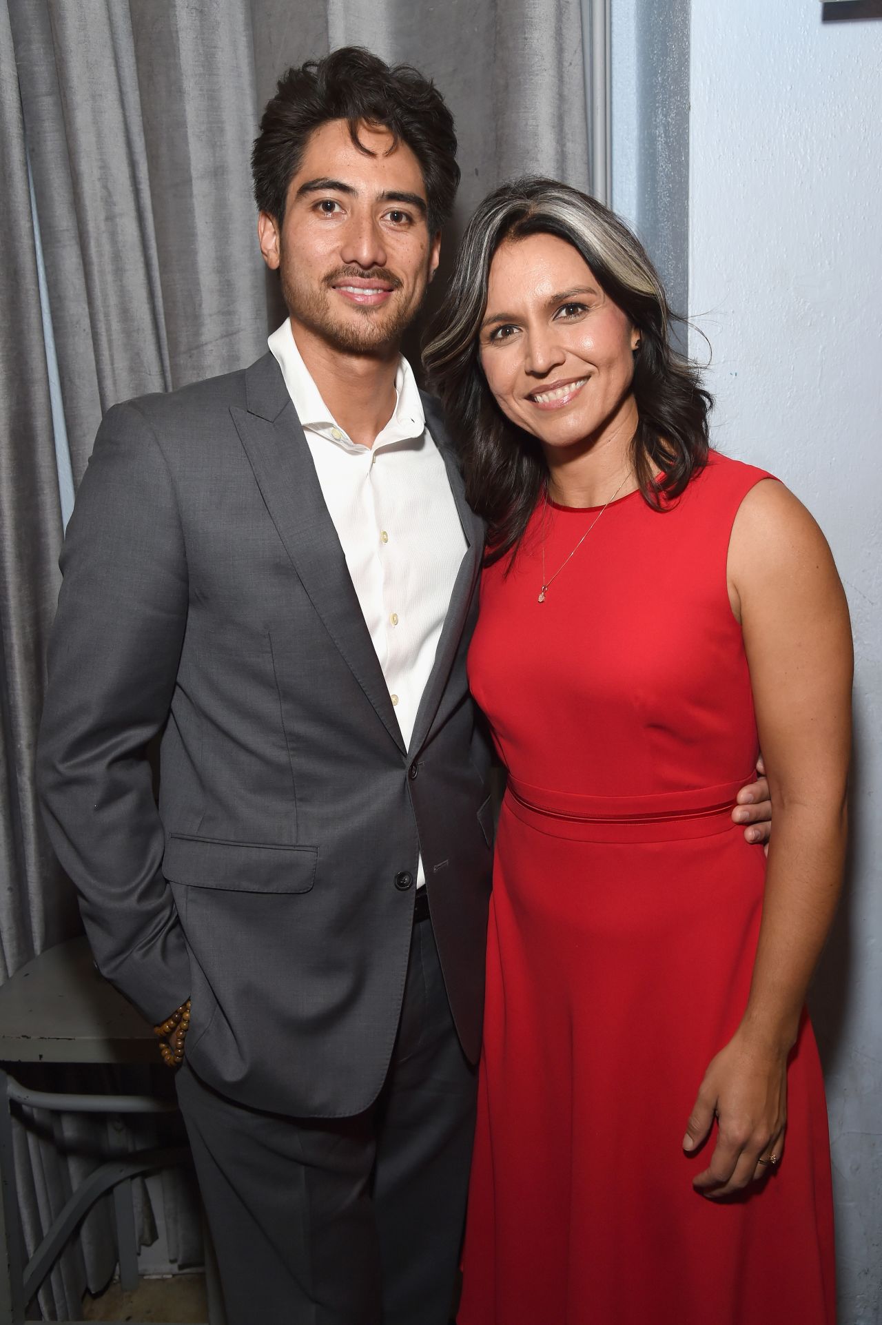 Gabbard and her husband, Abraham Williams, attend a charity event in Los Angeles in January 2019.